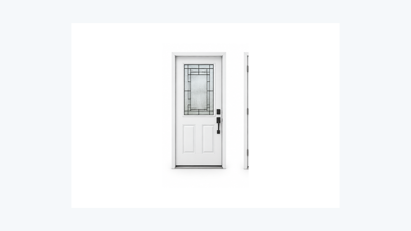 Door glazing technical reference photo
